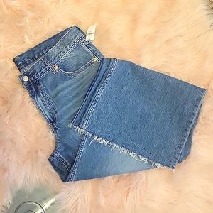 High Rise Wide-Leg Jeans